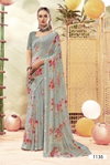 Anandi By Vallabhi Georgette Printed Sarees Wholesale Market In Surat
